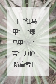 “红马甲”“绿马甲”“青”力护航高考