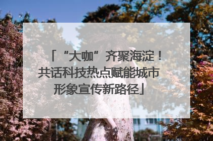 “大咖”齐聚海淀！共话科技热点赋能城市形象宣传新路径