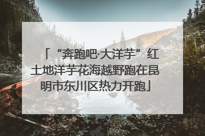 “奔跑吧·大洋芋”红土地洋芋花海越野跑在昆明市东川区热力开跑