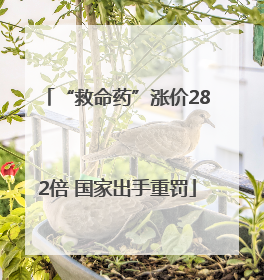 “救命药”涨价282倍 国家出手重罚