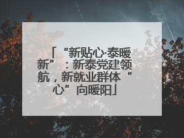 “新贴心·泰暖新”：新泰党建领航，新就业群体“心”向暖阳