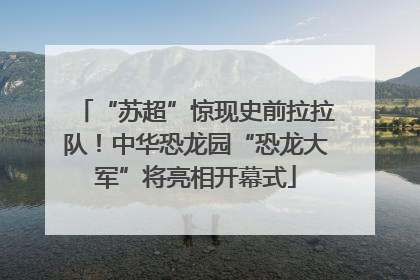 “苏超”惊现史前拉拉队！中华恐龙园“恐龙大军”将亮相开幕式