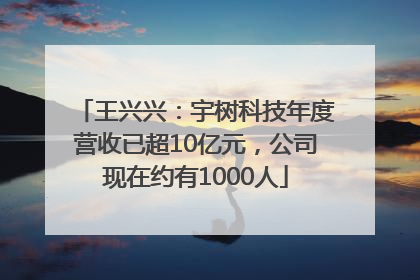 王兴兴：宇树科技年度营收已超10亿元，公司现在约有1000人