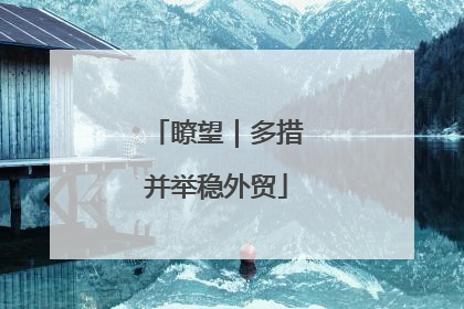 瞭望｜多措并举稳外贸