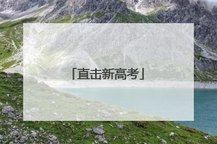 直击新高考