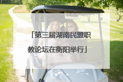 第三届湖南民盟职教论坛在衡阳举行