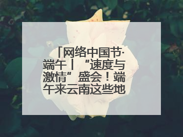 网络中国节·端午丨“速度与激情”盛会！端午来云南这些地方看龙舟竞渡