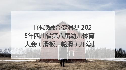体旅融合促消费 2025年四川省第八届幼儿体育大会（滑板、轮滑）开幕