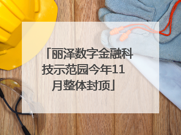 丽泽数字金融科技示范园今年11月整体封顶
