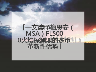 一文读懂梅思安（MSA）FL5000火焰探测器的多重革新性优势