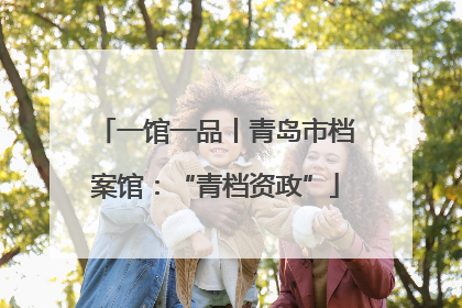 一馆一品丨青岛市档案馆：“青档资政”