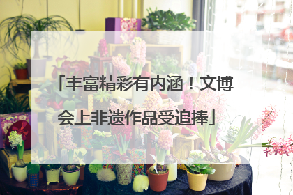 丰富精彩有内涵！文博会上非遗作品受追捧