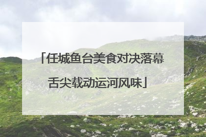 任城鱼台美食对决落幕 舌尖载动运河风味