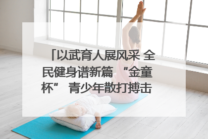 以武育人展风采 全民健身谱新篇 “金童杯” 青少年散打搏击邀请赛圆满落幕