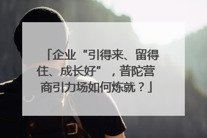 企业“引得来、留得住、成长好”，普陀营商引力场如何炼就？