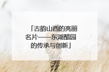 古韵山西的亮丽名片——东湖醋园的传承与创新
