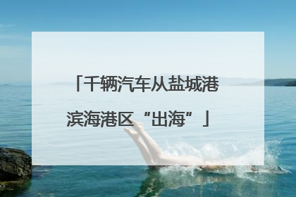 千辆汽车从盐城港滨海港区“出海”