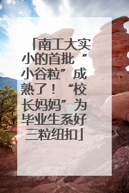 南工大实小的首批“小谷粒”成熟了！“校长妈妈”为毕业生系好三粒纽扣