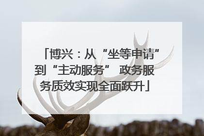 博兴：从“坐等申请”到“主动服务” 政务服务质效实现全面跃升