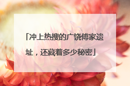 冲上热搜的广饶傅家遗址，还藏着多少秘密