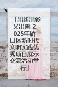 出新出彩又出圈 2025年硚口区新时代文明实践优秀项目展示交流活动举行