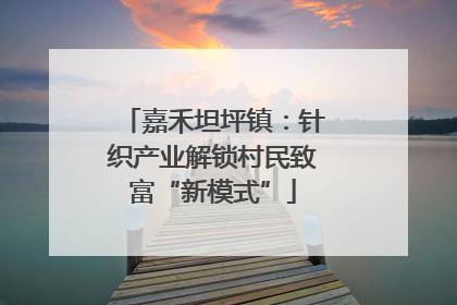 嘉禾坦坪镇：针织产业解锁村民致富“新模式”