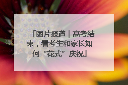 图片报道｜高考结束，看考生和家长如何“花式”庆祝
