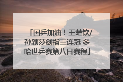 国乒加油！王楚钦/孙颖莎剑指三连冠 多哈世乒赛第八日赛程