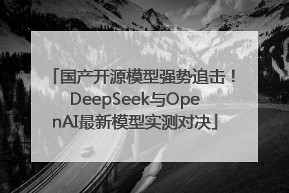 国产开源模型强势追击！DeepSeek与OpenAI最新模型实测对决