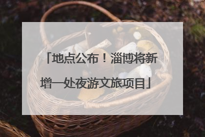 地点公布！淄博将新增一处夜游文旅项目