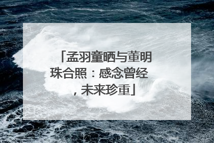 孟羽童晒与董明珠合照：感念曾经，未来珍重