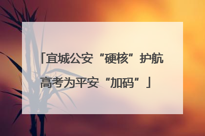 宜城公安“硬核”护航高考为平安“加码”