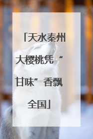 天水秦州大樱桃凭“甘味”香飘全国