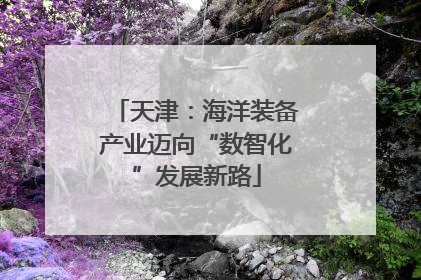 天津：海洋装备产业迈向“数智化”发展新路