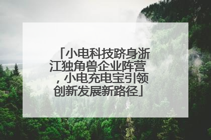 小电科技跻身浙江独角兽企业阵营，小电充电宝引领创新发展新路径