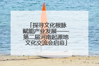 探寻文化根脉 赋能产业发展——第二届河南起源地文化交流会启幕