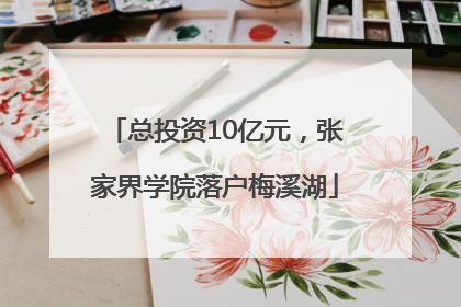 总投资10亿元，张家界学院落户梅溪湖