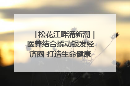 松花江畔涌新潮｜医养结合撬动银发经济圈 打造生命健康产业新样本