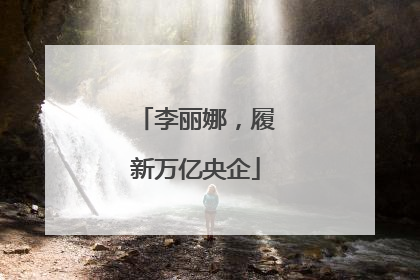 李丽娜，履新万亿央企