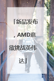 新品发布，AMD意欲挑战英伟达