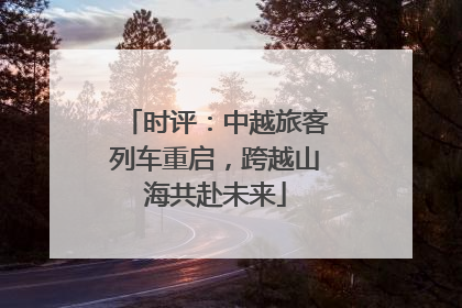 时评：中越旅客列车重启，跨越山海共赴未来