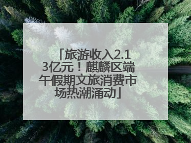 旅游收入2.13亿元！麒麟区端午假期文旅消费市场热潮涌动