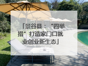 景谷县：“四举措”打造家门口就业创业新生态