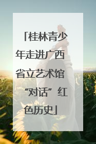桂林青少年走进广西省立艺术馆“对话”红色历史
