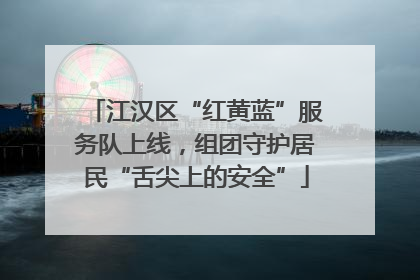 江汉区“红黄蓝”服务队上线，组团守护居民“舌尖上的安全”