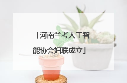 河南兰考人工智能协会妇联成立