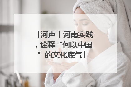 河声丨河南实践，诠释“何以中国”的文化底气