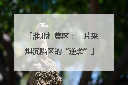 淮北杜集区：一片采煤沉陷区的“逆袭”