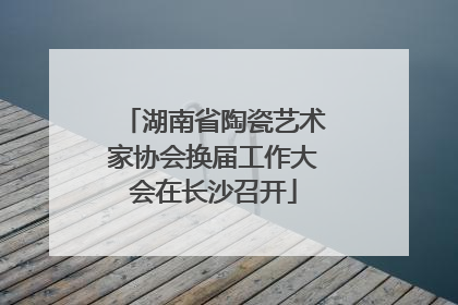 湖南省陶瓷艺术家协会换届工作大会在长沙召开