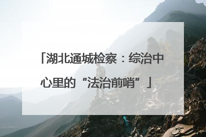 湖北通城检察：综治中心里的“法治前哨”